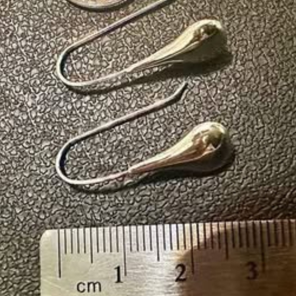 925 Sterling Silver Tear Drop Hook Dangle Drop Earrings for Women Gift - Picture 5 of 8